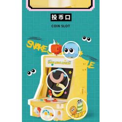 DK 5017 BẢNG ĐIỀU KHIỂN TRÒ CHƠI RẮN bộ đồ chơi xếp lắp ráp ghép mô hình SNAKE GAMECONSOLE 800 khối