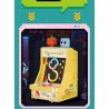 DK 5017 BẢNG ĐIỀU KHIỂN TRÒ CHƠI RẮN bộ đồ chơi xếp lắp ráp ghép mô hình SNAKE GAMECONSOLE 800 khối