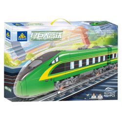 Kazi KY98276 98276 ĐƯỜNG SẮT CAO TỐC HULK bộ đồ chơi xếp lắp ráp ghép mô hình City HULK HIGH SPEED RAIL Thành Phố 431 khối