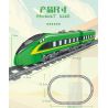 Kazi KY98276 98276 ĐƯỜNG SẮT CAO TỐC HULK bộ đồ chơi xếp lắp ráp ghép mô hình City HULK HIGH SPEED RAIL Thành Phố 431 khối
