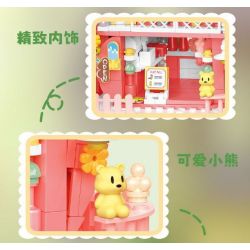 WEILE CREATION 6017 NHÀ TÁO bộ đồ chơi xếp lắp ráp ghép mô hình FAIRY TALE TOWN APPLE HOUSE 783 khối