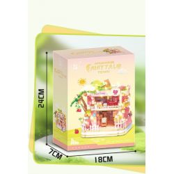 WEILE CREATION 6017 NHÀ TÁO bộ đồ chơi xếp lắp ráp ghép mô hình FAIRY TALE TOWN APPLE HOUSE 783 khối