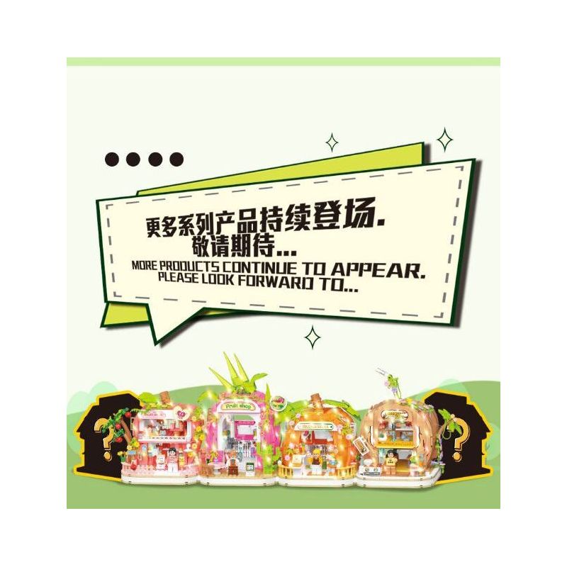 WEILE CREATION 6017 NHÀ TÁO bộ đồ chơi xếp lắp ráp ghép mô hình FAIRY TALE TOWN APPLE HOUSE 783 khối