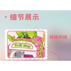 WEILE CREATION 6018 NHÀ THANH LONG bộ đồ chơi xếp lắp ráp ghép mô hình FAIRY TALE TOWN DRAGON FRUIT HOUSE 799 khối