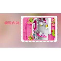 WEILE CREATION 6018 NHÀ THANH LONG bộ đồ chơi xếp lắp ráp ghép mô hình FAIRY TALE TOWN DRAGON FRUIT HOUSE 799 khối