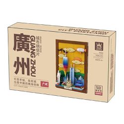 WANGE LIGAO DR.LUCK 4922 BƯU THIẾP THÀNH PHỐ QUẢNG CHÂU bộ đồ chơi xếp lắp ráp ghép mô hình Architecture Công Trình Kiến Trúc 596 khối