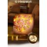 WEKKI 517210 517207 TRÁI TIM CỦA HOA VŨ bộ đồ chơi xếp lắp ráp ghép mô hình Art