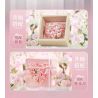 WEKKI 517210 517207 TRÁI TIM CỦA HOA VŨ bộ đồ chơi xếp lắp ráp ghép mô hình Art
