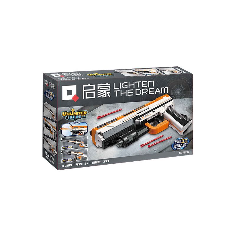 QMAN ENLIGHTEN KEEPPLEY 42109 Ý TƯỞNG TUYỆT VỜI VŨ KHÍ CHIẾN THUẬT bộ đồ chơi xếp lắp ráp ghép mô hình Military Army UNLIMITED IDEAS Quân Sự Bộ Đội 273 khối