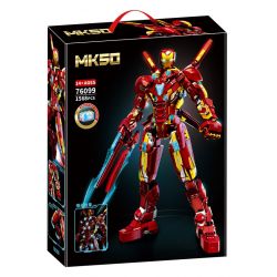 LY 76099 NGƯỜI SẮT MK50 bộ đồ chơi xếp lắp ráp ghép mô hình Super Heroes Siêu Nhân Anh Hùng 1568 khối