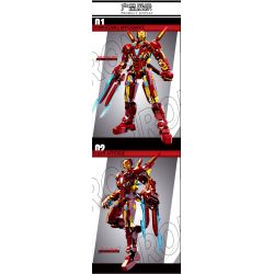 LY 76099 NGƯỜI SẮT MK50 bộ đồ chơi xếp lắp ráp ghép mô hình Super Heroes Siêu Nhân Anh Hùng 1568 khối