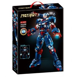 LY 76100 NGƯỜI YÊU NƯỚC SẮT THÉP bộ đồ chơi xếp lắp ráp ghép mô hình Super Heroes Siêu Nhân Anh Hùng 1865 khối