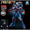 LY 76100 NGƯỜI YÊU NƯỚC SẮT THÉP bộ đồ chơi xếp lắp ráp ghép mô hình Super Heroes Siêu Nhân Anh Hùng 1865 khối