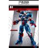 LY 76100 NGƯỜI YÊU NƯỚC SẮT THÉP bộ đồ chơi xếp lắp ráp ghép mô hình Super Heroes Siêu Nhân Anh Hùng 1865 khối