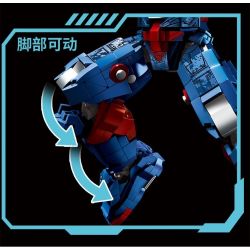 LY 76100 NGƯỜI YÊU NƯỚC SẮT THÉP bộ đồ chơi xếp lắp ráp ghép mô hình Super Heroes Siêu Nhân Anh Hùng 1865 khối