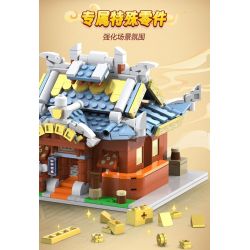 CADA DOUBLEE C67004 67004 HÀNH TRÌNH VỀ PHƯƠNG TÂY HUYỀN ẢO TIỆM NHUỘM THÀNH PHỐ TRƯỜNG AN bộ đồ chơi xếp lắp ráp ghép mô hình Movie & Game Phim Và Trò Chơi 487 khối