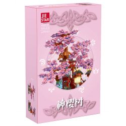 JIESTAR JJ9064 9064 CÂY ANH ĐÀO THIÊNG LIÊNG bộ đồ chơi xếp lắp ráp ghép mô hình 1370 khối