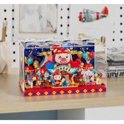 JAKI JK6826 6826 XIẾC LỢN bộ đồ chơi xếp lắp ráp ghép mô hình Movie & Game Phim Và Trò Chơi