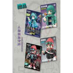 FUNIFY W9021 9021 CÔ GÁI KHÔNG GIAN AI NIAN XIAORAN XOAN bộ đồ chơi xếp lắp ráp ghép mô hình