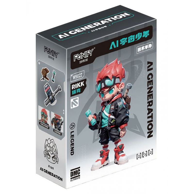 FUNIFY W9022 9022 CẬU BÉ VŨ TRỤ AI RICK RIKK bộ đồ chơi xếp lắp ráp ghép mô hình FUNIFY W9022 9022 CẬU BÉ VŨ TRỤ AI RICK RIKK bộ đồ chơi xếp lắp ráp ghép mô hình