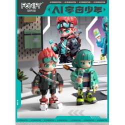 FUNIFY W9022 9022 CẬU BÉ VŨ TRỤ AI RICK RIKK bộ đồ chơi xếp lắp ráp ghép mô hình FUNIFY W9022 9022 CẬU BÉ VŨ TRỤ AI RICK RIKK bộ đồ chơi xếp lắp ráp ghép mô hình