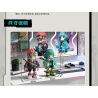 FUNIFY W9022 9022 CẬU BÉ VŨ TRỤ AI RICK RIKK bộ đồ chơi xếp lắp ráp ghép mô hình