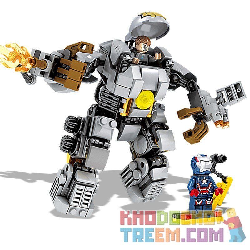 LEPIN 38003 SHENG YUAN SY MK1 non Lego NGƯỜI SẮT MK1 bộ đồ chơi xếp lắp ráp ghép mô hình Super Heroes 钢铁机甲38003 Siêu Nhân Anh Hùng 328 khối