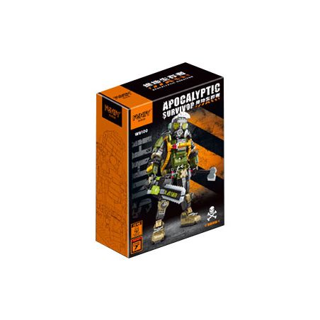 FUNIFY W9100 9100 NGƯỜI SỐNG SÓT CỦA JEDI HANS bộ đồ chơi xếp lắp ráp ghép mô hình Military Army APOCALYPTIC SURVIVOR HANS Quân Sự Bộ Đội