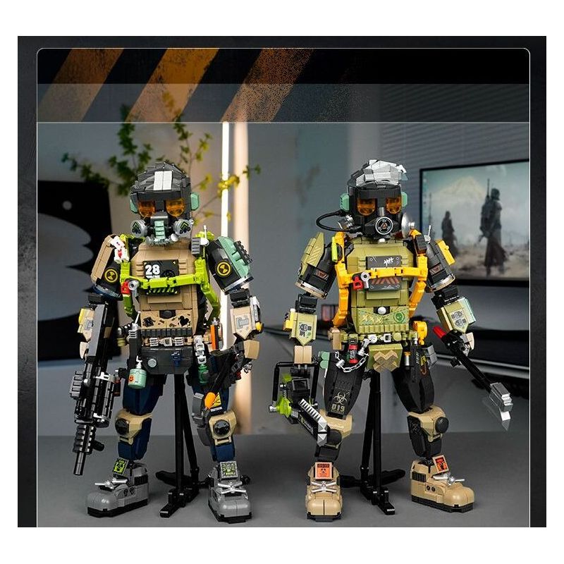 FUNIFY W9100 9100 NGƯỜI SỐNG SÓT CỦA JEDI HANS bộ đồ chơi xếp lắp ráp ghép mô hình Military Army APOCALYPTIC SURVIVOR HANS Quân Sự Bộ Đội