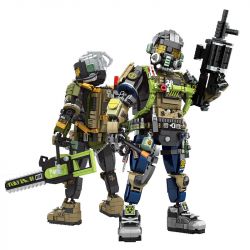 FUNIFY W9101 9101 NGƯỜI SỐNG SÓT CỦA JEDI HIỆP SĨ bộ đồ chơi xếp lắp ráp ghép mô hình Military Army APOCALYPTIC SURVIVOR NATE Quân Sự Bộ Đội