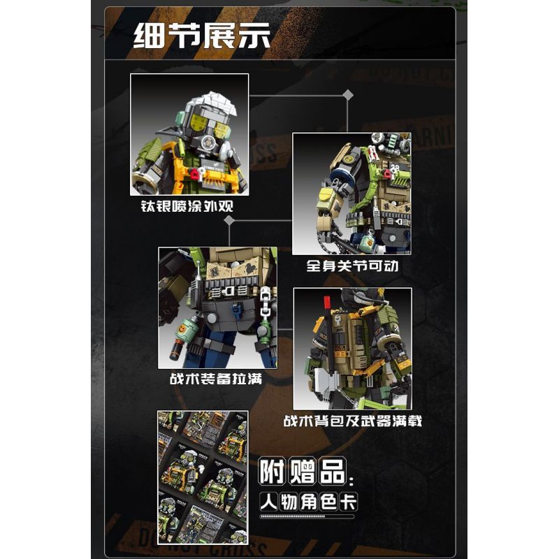 FUNIFY W9101 9101 NGƯỜI SỐNG SÓT CỦA JEDI HIỆP SĨ bộ đồ chơi xếp lắp ráp ghép mô hình Military Army APOCALYPTIC SURVIVOR NATE Quân Sự Bộ Đội