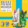 FUNIFY C.9222 .9222 HỘP ĐỰNG BÚT HOẠT HÌNH bộ đồ chơi xếp lắp ráp ghép mô hình Gear BRICKS PEN RACK Đồ Lắp Ghép 304 khối