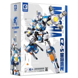 SEMBO 203378 MỘT QUỐC GIA HÙNG MẠNH CZ-5 STARRY SKY STREAMER bộ đồ chơi xếp lắp ráp ghép mô hình 1042 khối