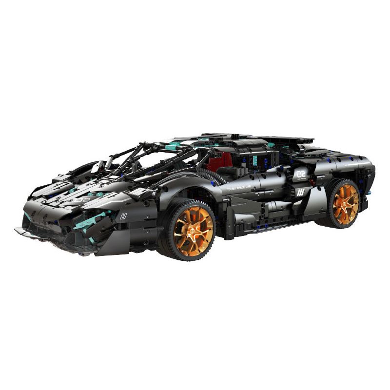 Lego Takuki T3004 Xếp hình lắp ráp ghép mô hình Khái niệm Lambo V8 1:8