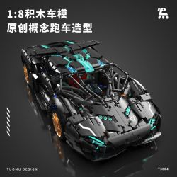 TAKUGI T3004 3004 KHÁI NIỆM LAMBO V8 1:8 bộ đồ chơi xếp lắp ráp ghép mô hình Technic Kỹ Thuật Công Nghệ Cao Mô Hình Phương Tiện 3520 khối