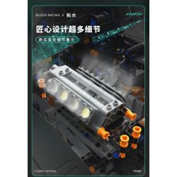 TAKUGI T3004 3004 KHÁI NIỆM LAMBO V8 1:8 bộ đồ chơi xếp lắp ráp ghép mô hình Technic Kỹ Thuật Công Nghệ Cao Mô Hình Phương Tiện 3520 khối