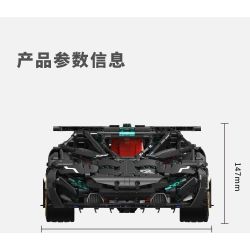 TAKUGI T3004 3004 KHÁI NIỆM LAMBO V8 1:8 bộ đồ chơi xếp lắp ráp ghép mô hình Technic Kỹ Thuật Công Nghệ Cao Mô Hình Phương Tiện 3520 khối