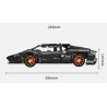 TAKUGI T3004 3004 KHÁI NIỆM LAMBO V8 1:8 bộ đồ chơi xếp lắp ráp ghép mô hình Technic Kỹ Thuật Công Nghệ Cao Mô Hình Phương Tiện 3520 khối