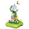 ZHEGAO 643001 GẤU VỪA CHỚM NỞ LÂU ĐÀI TRÊN MÂY bộ đồ chơi xếp lắp ráp ghép mô hình CLOUD CASTLE 995 khối
