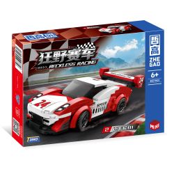 ZHEGAO DZ7001 7001 CUỘC ĐUA HOANG DÃ bộ đồ chơi xếp lắp ráp ghép mô hình RECKLESS RACING 673 khối