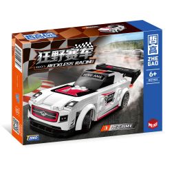 ZHEGAO DZ7001 7001 CUỘC ĐUA HOANG DÃ bộ đồ chơi xếp lắp ráp ghép mô hình RECKLESS RACING 673 khối