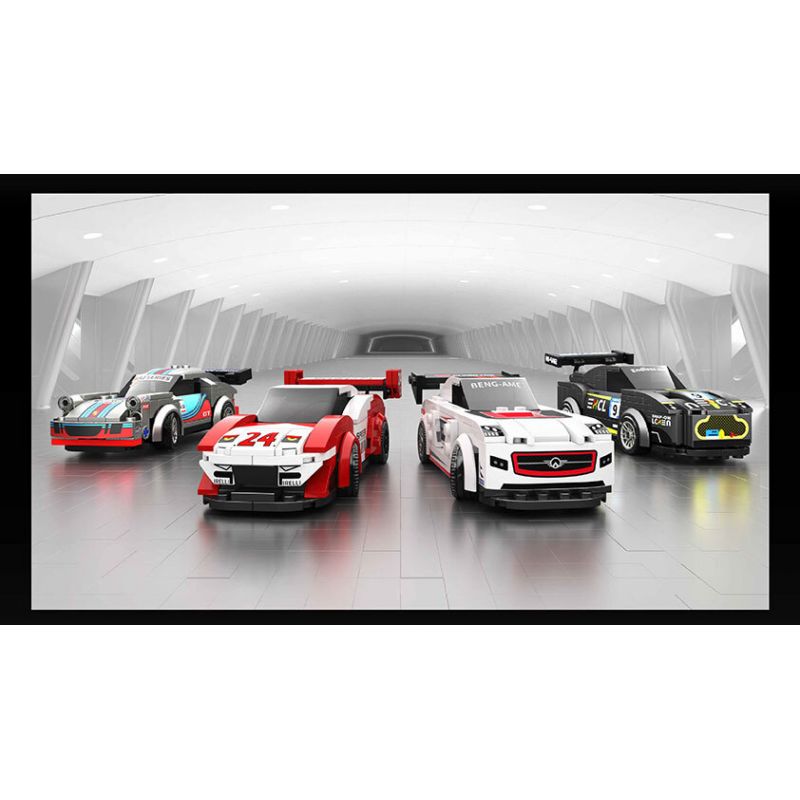 ZHEGAO DZ7001 7001 CUỘC ĐUA HOANG DÃ bộ đồ chơi xếp lắp ráp ghép mô hình RECKLESS RACING 673 khối