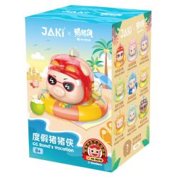 JAKI JK6819 6819 HỘP MÙ PIG MAN KỲ NGHỈ bộ đồ chơi xếp lắp ráp ghép mô hình Movie & Game GG BOND'S VACATION Phim Và Trò Chơi