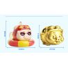 JAKI JK6819 6819 HỘP MÙ PIG MAN KỲ NGHỈ bộ đồ chơi xếp lắp ráp ghép mô hình Movie & Game GG BOND'S VACATION Phim Và Trò Chơi