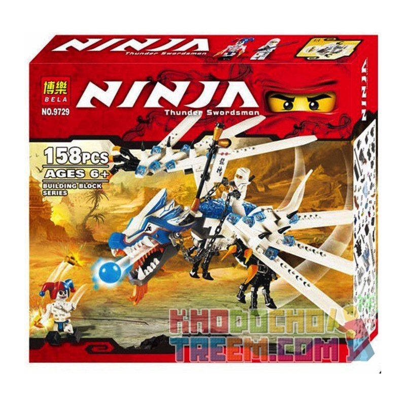 NOT The Lego Ninjago Movie 2260 Ice Dragon Attack , Bela 9729 Lari 9729 ...