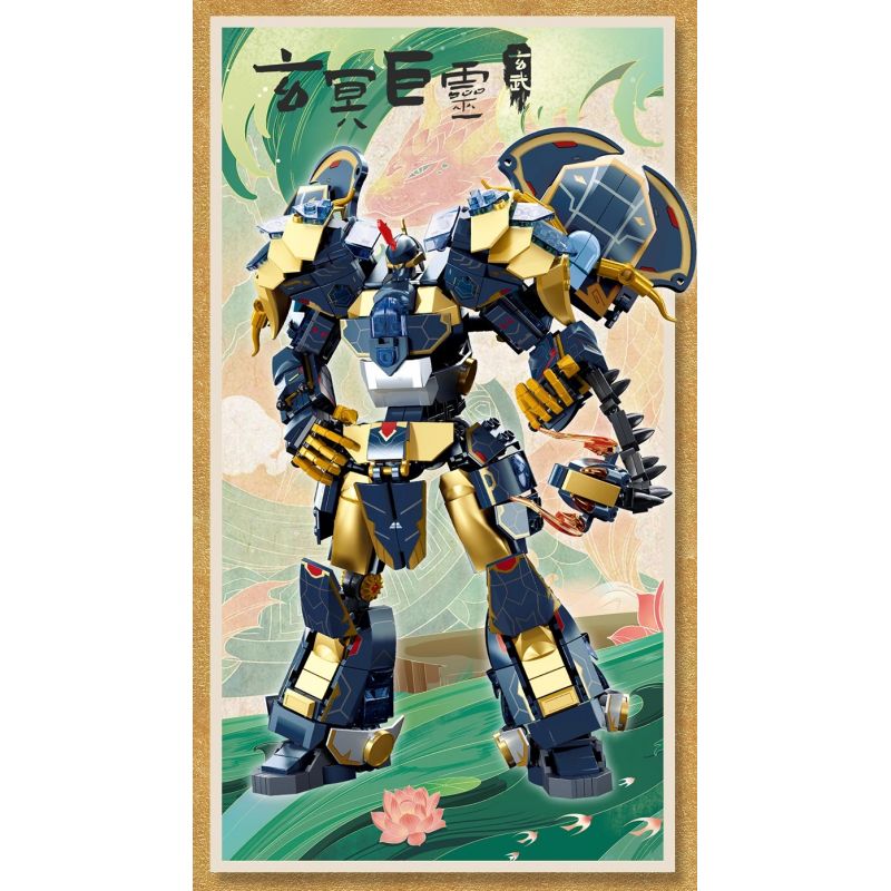 SLUBAN M38-B1272 B1272 1272 M38B1272 38-B1272 SƠN HẢI CỔ ĐIỂN HUYỀN VŨ CƠ KHÍ MINH CỰ THẦN bộ đồ chơi xếp lắp ráp ghép mô hình 685 khối