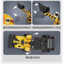 CADA DOUBLEE C65023 65023 XE TẢI KỸ THUẬT MINI bộ đồ chơi xếp lắp ráp ghép mô hình Technic Kỹ Thuật Công Nghệ Cao Mô Hình Phương Tiện 403 khối