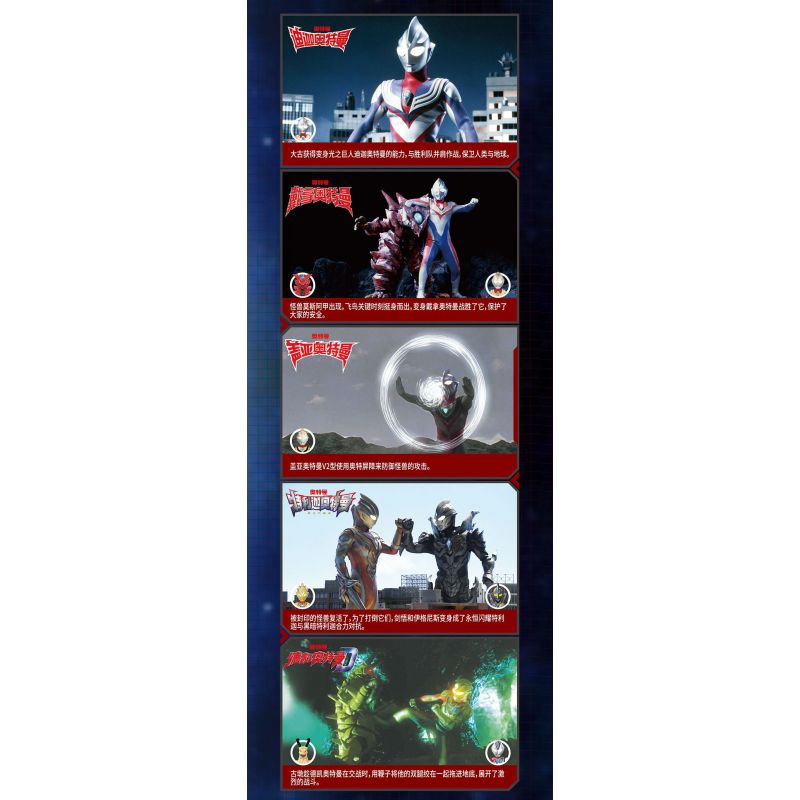 BLOKEES 73007 PHIÊN BẢN KẾT HỢP SIÊU CỔ ĐIỂN TIẾP NỐI BỘ SƯU TẬP VINH QUANG T.D.G HEROES bộ đồ chơi xếp lắp ráp ghép mô hình Movie & Game Phim Và Trò Chơi