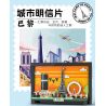 WANGE LIGAO DR.LUCK 4925 BƯU THIẾP THÀNH PHỐ PARIS bộ đồ chơi xếp lắp ráp ghép mô hình Architecture Công Trình Kiến Trúc 598 khối