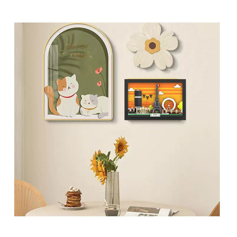 WANGE LIGAO DR.LUCK 4925 BƯU THIẾP THÀNH PHỐ PARIS bộ đồ chơi xếp lắp ráp ghép mô hình Architecture Công Trình Kiến Trúc 598 khối